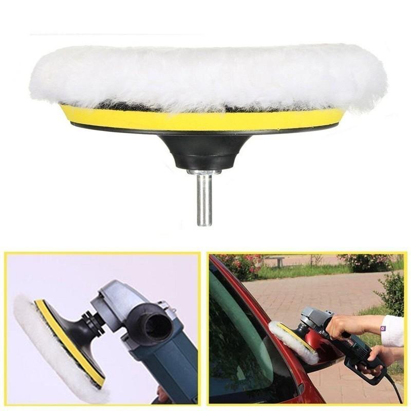 5pcs Car Polishing Wheel Buffing Pads Set Mop Kit Pad Polisher for Drill