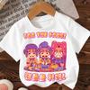 Kids T-Shirt Kpop Demon Hunter HuntrX Graphic Tops Harajuku Korean Boys Girls Streetwear Short Sleeve Tees Children Clothing