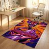Personalized Crystal Velvet Carpet,Chainsaw Man Custom Printed Name, Plush Area Rug For Home Indoor Decor