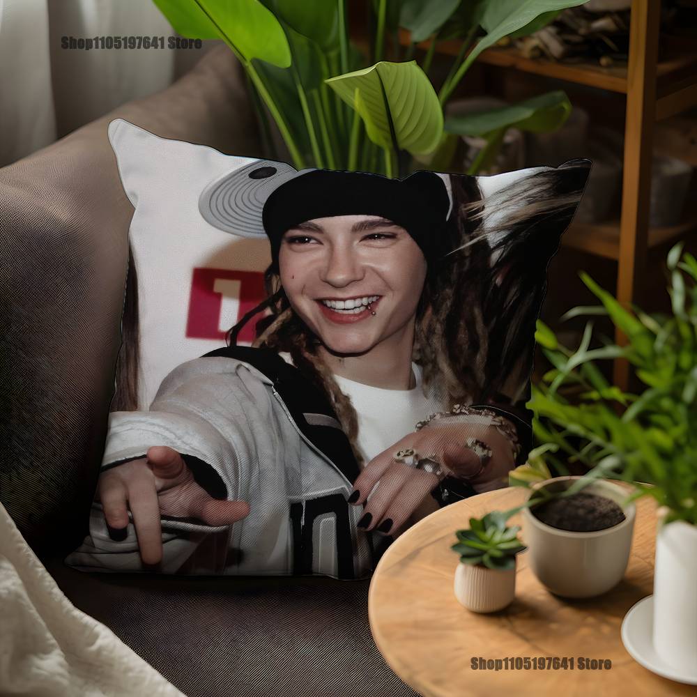 Tom Bill Kaulitz T-Tokio H-Hotel Kissenbezug Für Sofa Dekor Auto Büro Zimmer Druck Kissenbezug Dekorationen Und Schutz