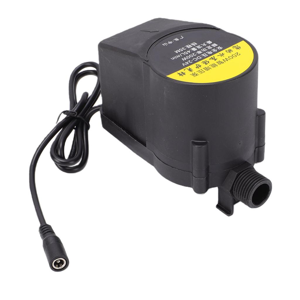 Water Pressure Booster Pump Portable Automatic Shower Pump for Bathroom Kitchen 200W 45L min