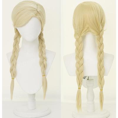 Anime Tokyo Revengers Haitani Rindo Cosplay Wig Tenjiku Rokuhara Tandai 68cm Double Twist Braid Hair for Women Girl