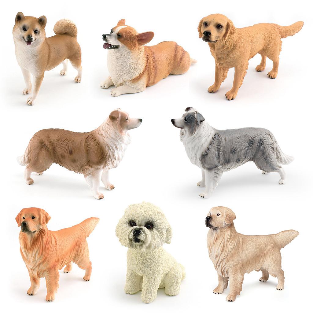 Childrens Pet Cibotium Barometz Welsh Corgi Shepherd Dog Pet Animal Model For Playroom Decor And Collecting