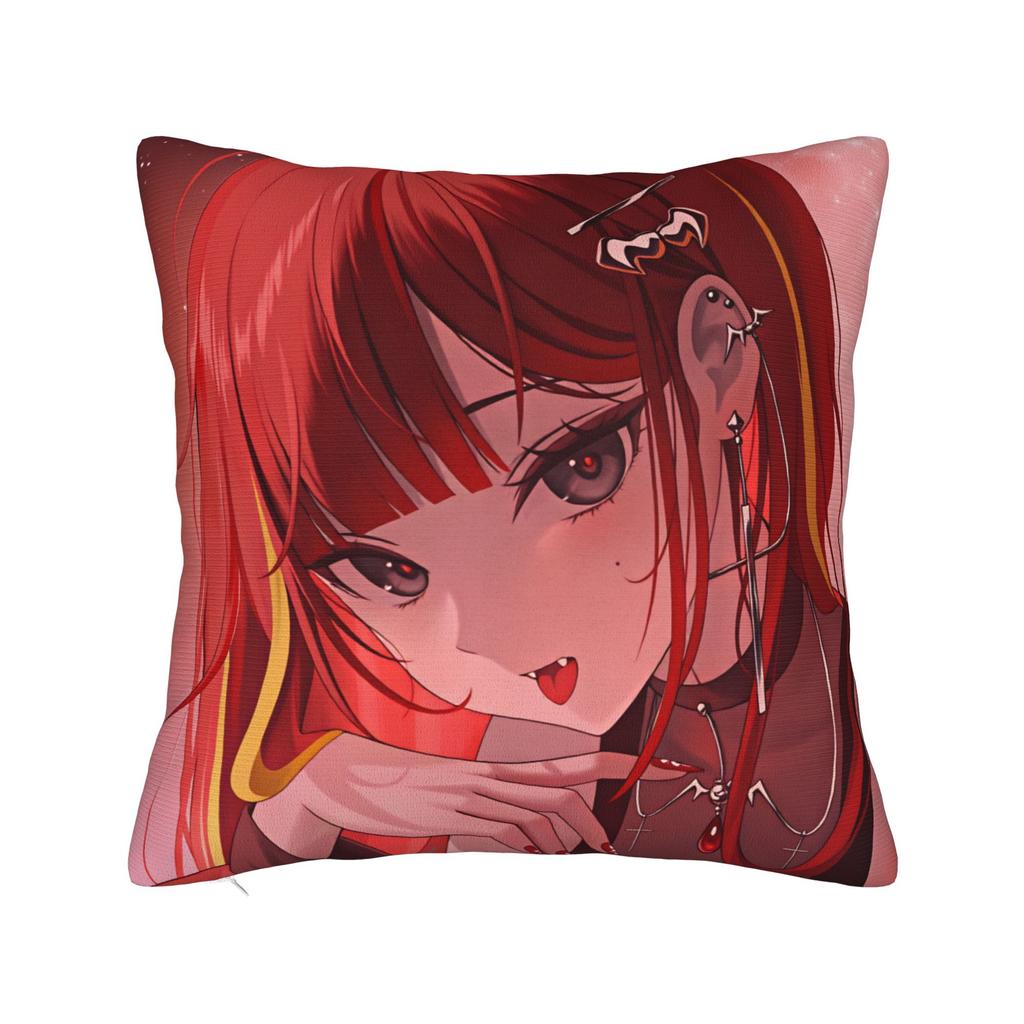 Akane Lize Singer Pillow Cover Graphic Cushion Cover Vintage Pillow Case For Living Room Sofa