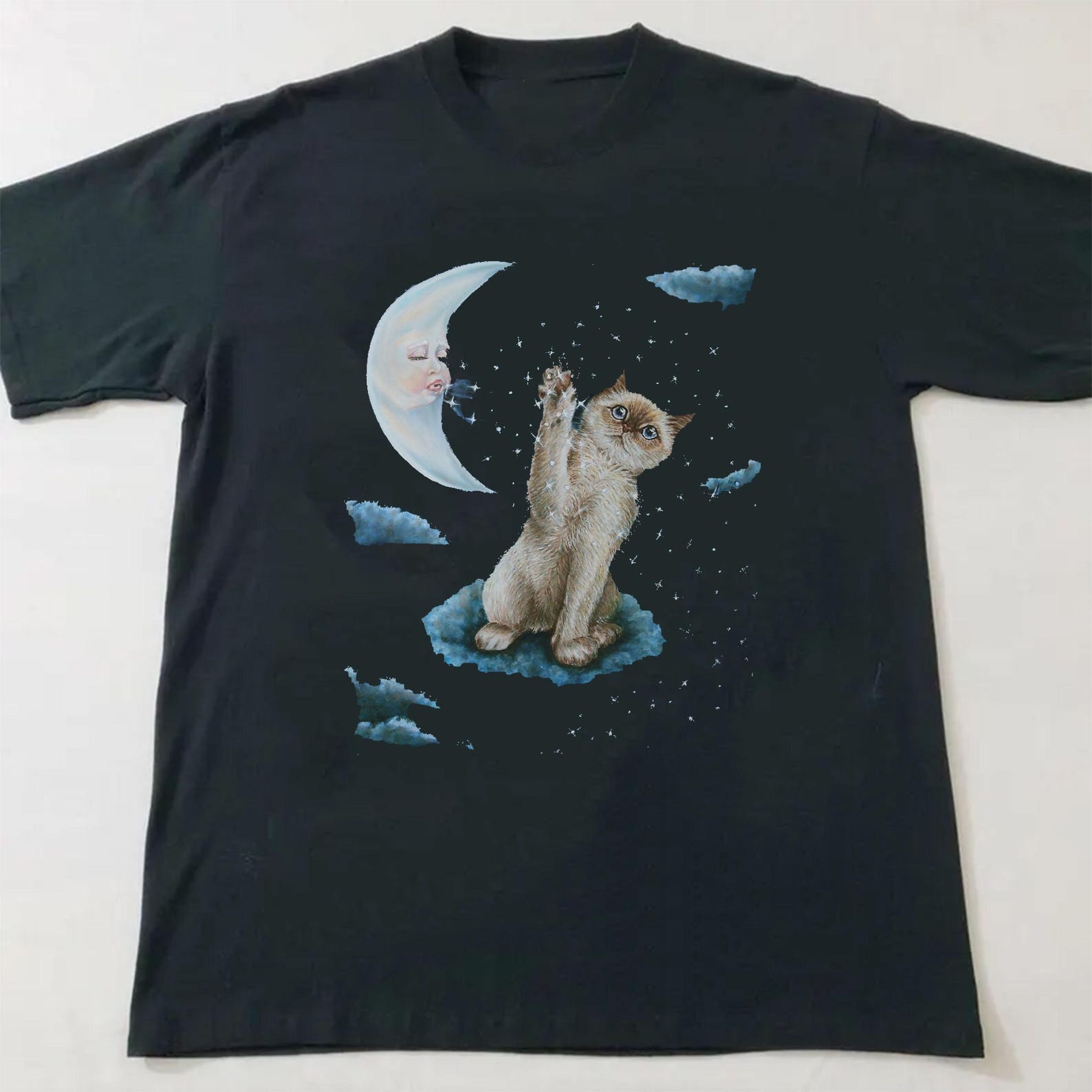 Collection Cute Cat T shirt unisex L