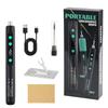 Cordless Soldering Iron Kit Portable Soldering Iron Fast Heats Up USB Rechargeable with Digital Display   Temperature Auto Shut Off for Home