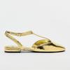Spring Women Slingback Flats Designer Buckle Ankle Strap Fashion Gold Black Large Size Comfortable Ladies Mary Jane Shoes