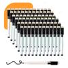 A Set of 50 Dry Erase Markers with Rubber Caps, Fine Pointed Whiteboard Markers, Lightweight Plastic Material, Suitable for Use