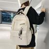 Simple schoolbag, boys, college students, high school students, large-capacity girls, backpack, college style, Korean version, couple backpack.