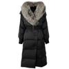 OFTBUY Winter Jacket Women Long Natural Real Raccoon Fox Fur Collar White Duck Down Coat Belt Thick Warm Casual Outerwear