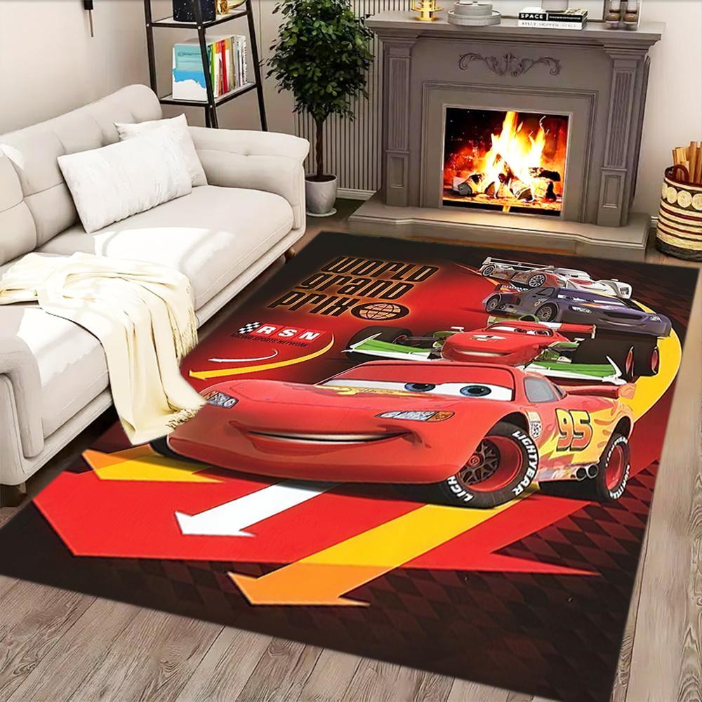Lightning Mcqueen Racing Legend for Living Room rug, Bedroom, Study Room, Hallway Decoration, Perfect for Home Decoration or Holiday Gifts