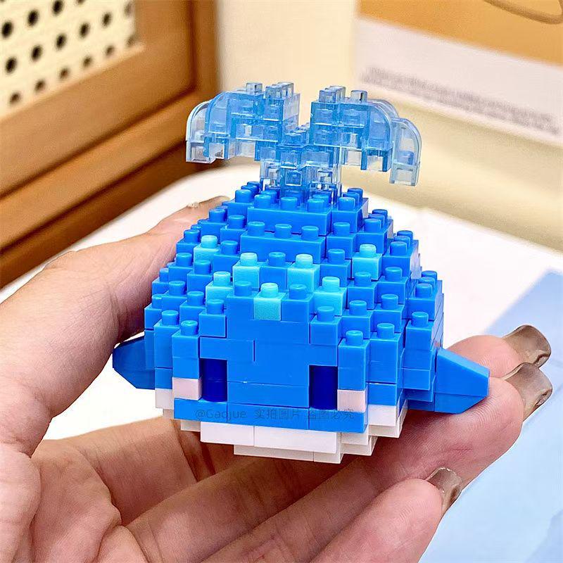 Chaolechuang Ocean Creatures Small Particle Building Blocks - Compatible with Lego Assembly Toys for Kids' Gifts