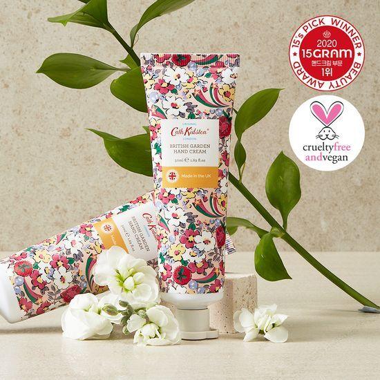 Cath Kidston British Garden Hand Cream 50ml (fresh green grass & floral scent)