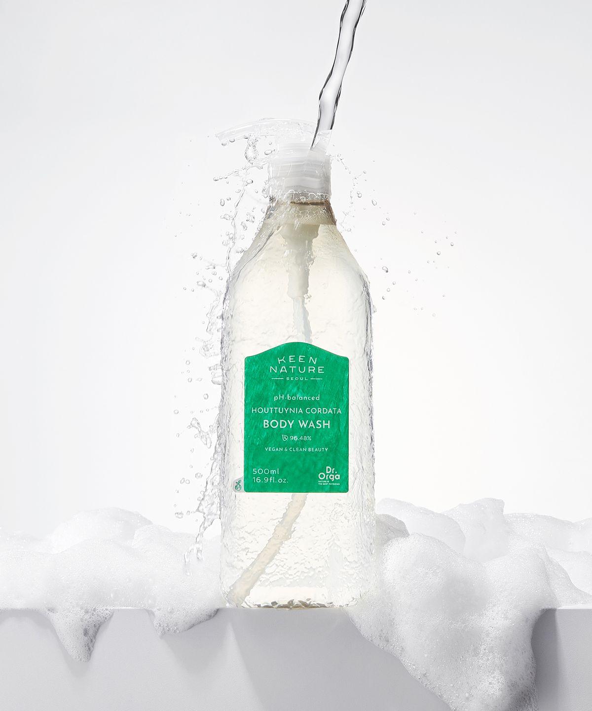 Mildly Acidic Houttuynia Cordata Body Wash for Back and Chest Acne 500ml