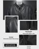 Men's Leather Motorcycle Jacket: Autumn/Winter Casual, Available in Plus Velvet and Thin Styles