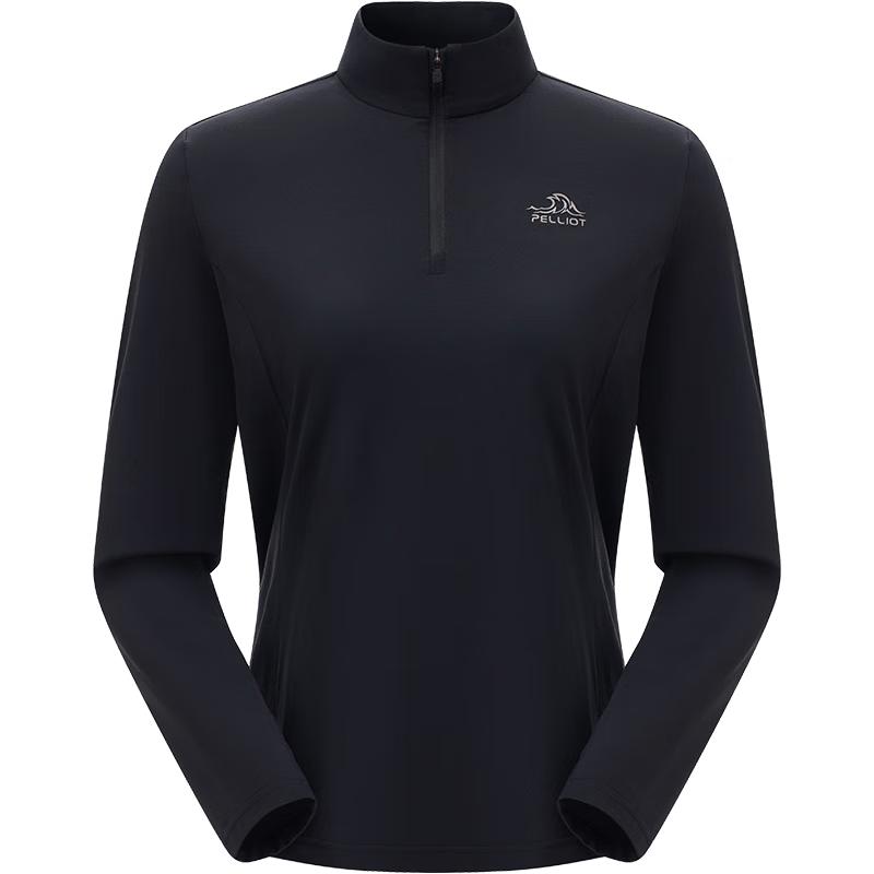 Pelliot Outdoor Quick Dry Long Sleeve Stand Collar T-Shirt