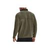 Under Armour Solid Color Zip Collar Long Sleeve Jacket Men Jackets Green 1373277-390