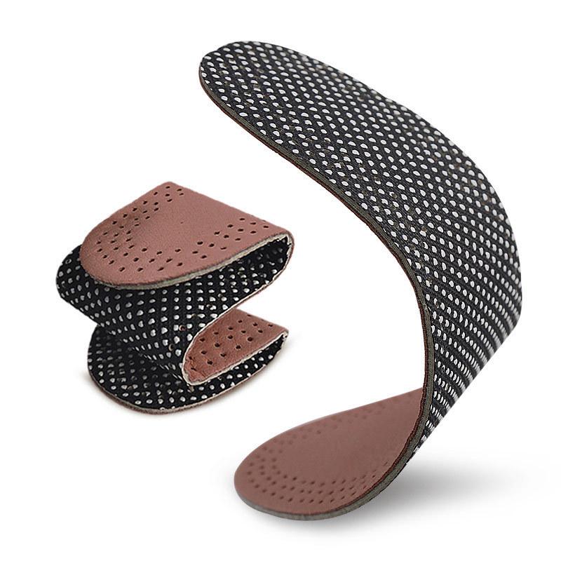Solette antiscivolo spesse in pelle di vacchetta disponibili a magazzino: resistente all'usura, assorbe il sudore, traspirante, flessibile, tagliabile.
