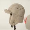 Lightweight and super thick down cotton Lei Feng hat men's warm ear protection hat women's autumn and winter cycling anti-wind and cold helmet liner