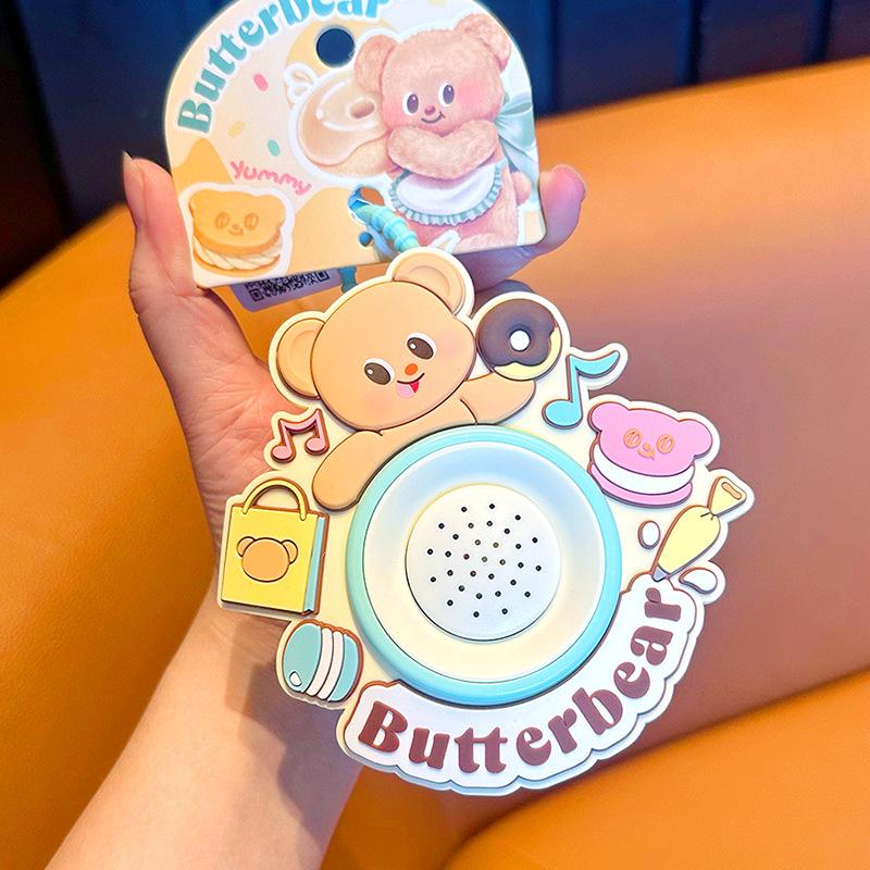 

Butter Bear Donut Keychain Cute Butterbear Cartoon Doll Keychain Pendant No specifications