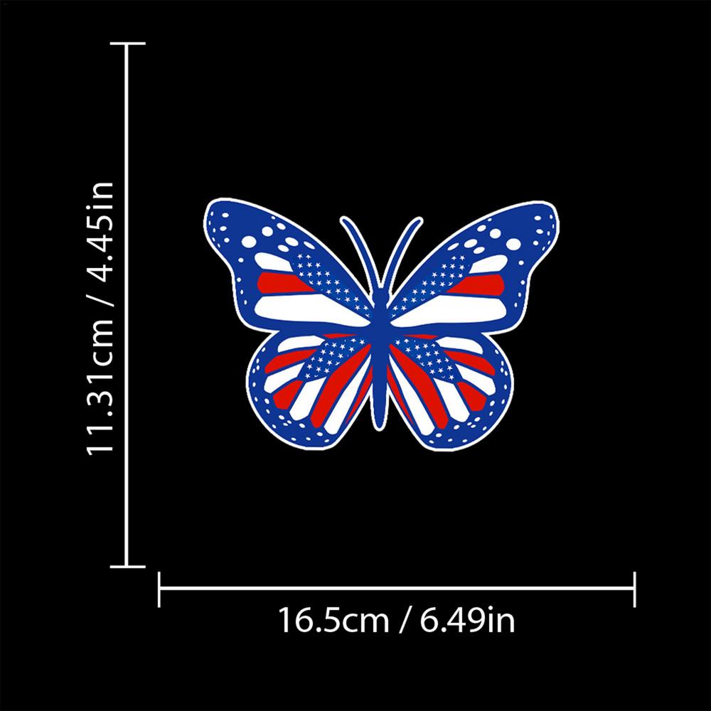 

Наклейка на автомобиль ко Дню независимости Декоративная наклейка с американским флагом Водонепроницаемые наружные детали Стайлинг автомобиля