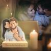 Personalized Night Light Custom Light Up Picture Frame Acrylic Custom Cartoon Style 3D Acrylic Lamp with Photo Text Engraved Customized Photo Gifts