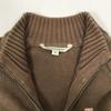 POLO JEANS COMPANY Cotton Knit Jacket [Women’s L/Brown] Ribbed Cuffs Elbow Patch Double Pockets(USED)