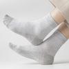 10 Pairs Men's Plus Size Mid-tube Socks European Size 43-48 Mesh Casual Sports Socks Big Foot Design