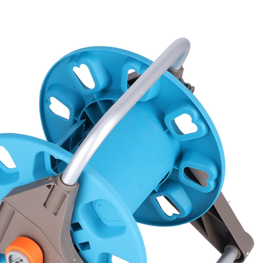 G1/2 Garden Water Hose Rack Gardening Waterpipe Cart Storage Car Washer Tool for 30m Hose