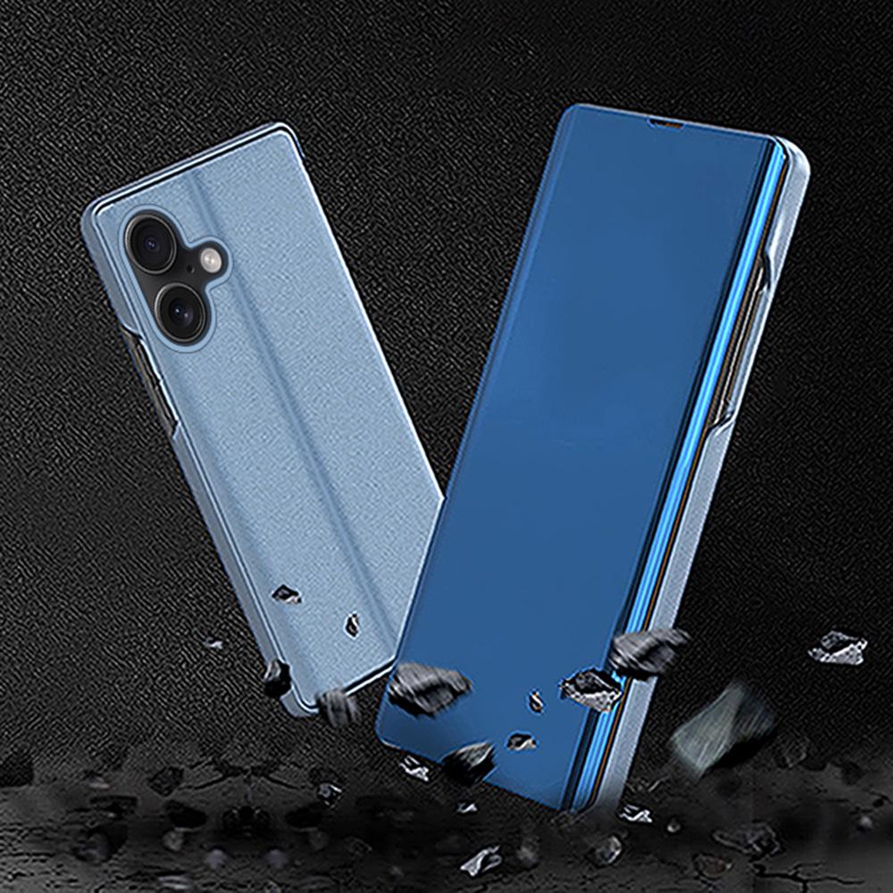 For iPhone 17 Case View Window Stand Leather Flip Phone Cover