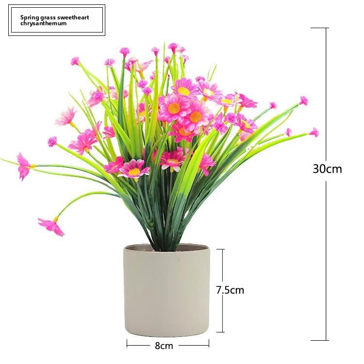 Artificial Plant Decor With Plastic Craft For Home Office And Indoor Spaces