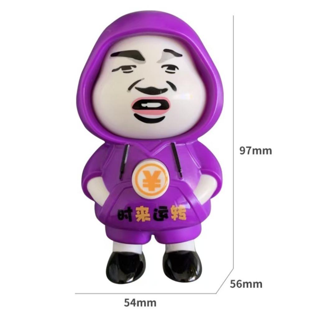 

DIY Face Changing Press Toy Reduce Stress Face Changing Doll Pendant New Stress Reducing Toys фіолетовий