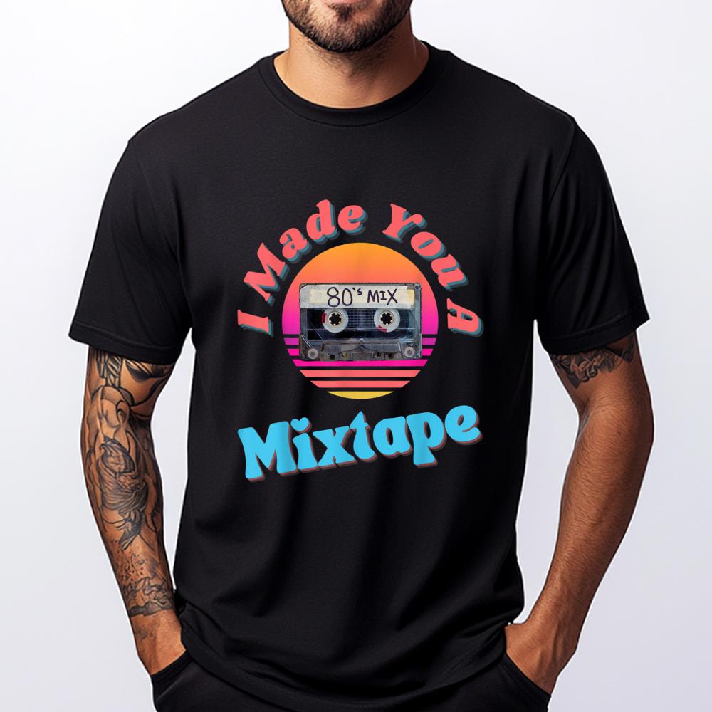 I Made You A Mixtape Cassette For 80 Theme Party Mens Korean Fashion Luxury Clothes New Year 2025 Casual S разноцветный