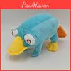 Plush Blue Platypus Toy Stand Upright Stuffed Animal Figure Accessory Decoration