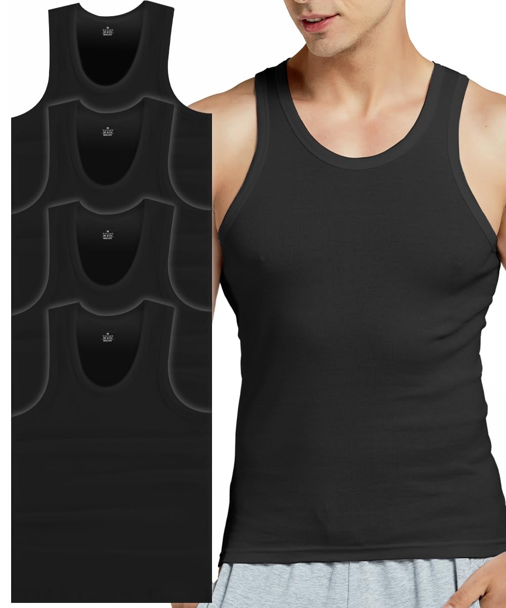 

Майка внутренняя шорты пот быстросохнущие набор из 4 [Бюллетень] Мужской топ, Футболка, Нижнее белье, U-образный вырез, Рукав, Без рукавов, Впитывающий, Сушащий, 100% хлопок, (JP, Алфавит, чёрный