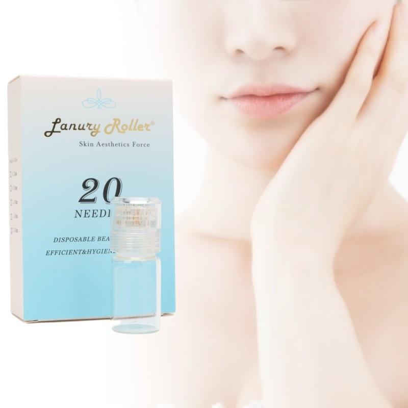 Roller Water Lanury Soluble 20 Needles Face Skin Care Beauty Tool Treatment