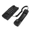 Wall Mount Phone Corded Volume Adjustable Ringer Redial Wall Telephone for Hotel Office Black