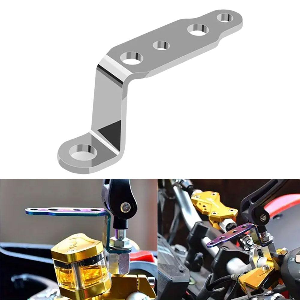 Motorrad LED Scheinwerfer Halterung Rückspiegel Lampe Scheinwerfer Verlängerung Halter Clamp Motorrad Zubehör