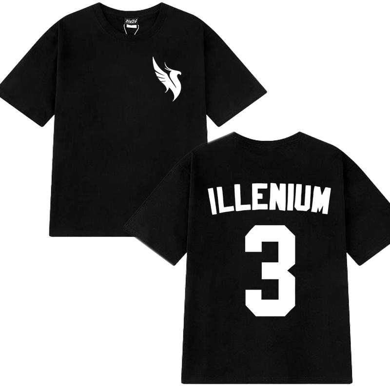 High Quality Illenium Dj Music Double Sided Printed Short Sleeve T-shirts 2025 Men Women Trend Casual T Shirt Unisex Cotton Tops