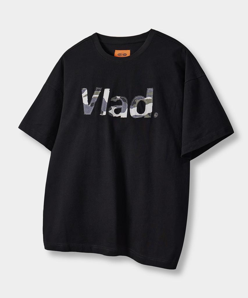 Dimiteulibeullaeg Vlad Cut-Off Applique Short Sleeve T-Shirt_4 Color