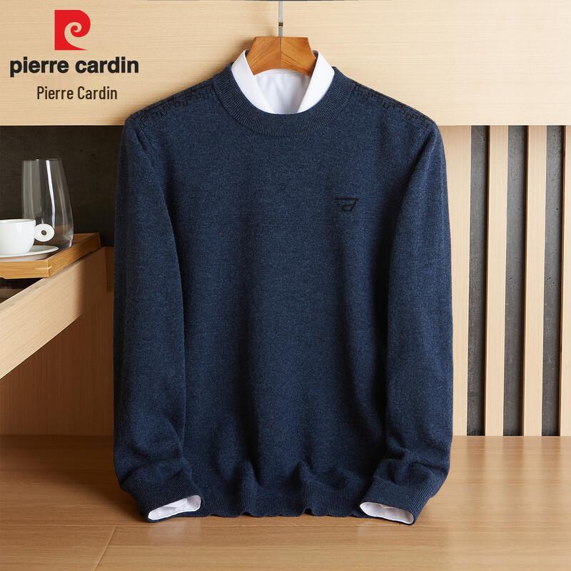 Pierre Cardin Men s Autumn/Winter Crew Neck Jacquard Wool Pullover Sweater L 175
