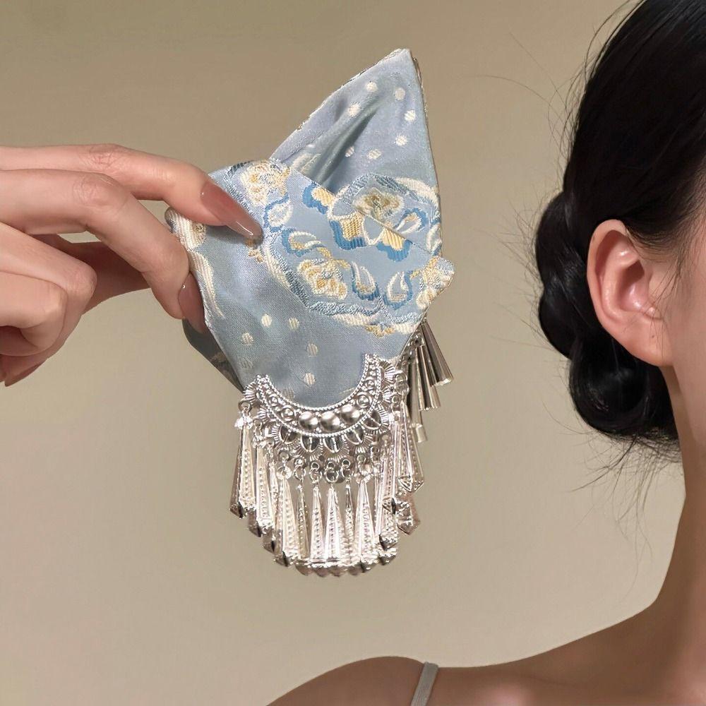 Princess Style New Chinese-style Hairpins Imitation Silver Bell Hairgrip Tassel Hair Clip  Headwear