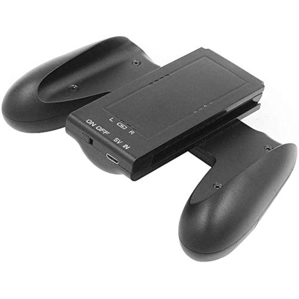 

Зарядный держатель JoyCon, совместимый с Nintendo Switch, удобный держатель Joy Con для Switch со встроенным аккумулятором емкостью 2000 мАч, кабель для зарядки USB Type C 14.1*10*4.5cm чёрный