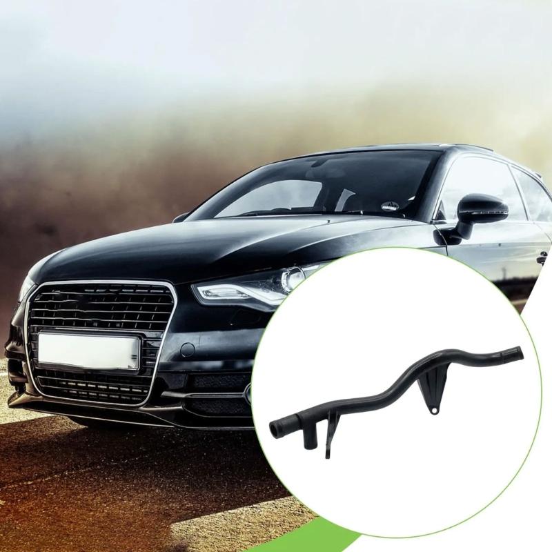 Upgrades Plastic Radiator Hose Strong Engine Cooling Hose 5Q0121070BR Replacements Simple Installation for Vehicle