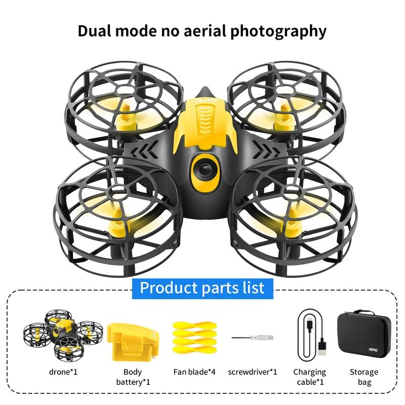 New V18 Mini Drone 3D Flip Headless Mode Drones Air Pressure Height Maintain RC Quadcopter Dron Children's Toy Gift