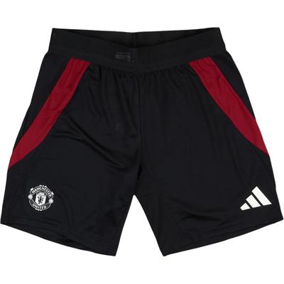 Manchester United 2024-25 Logo Antrenament Pantaloni de Fotbal Casual Confortabili Pantaloni Unisex JE3744