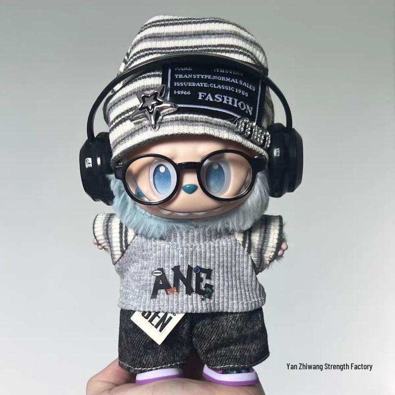 Coleção de Roupas para Boneca de Pelúcia Vinílica Labubu Tendência 2025