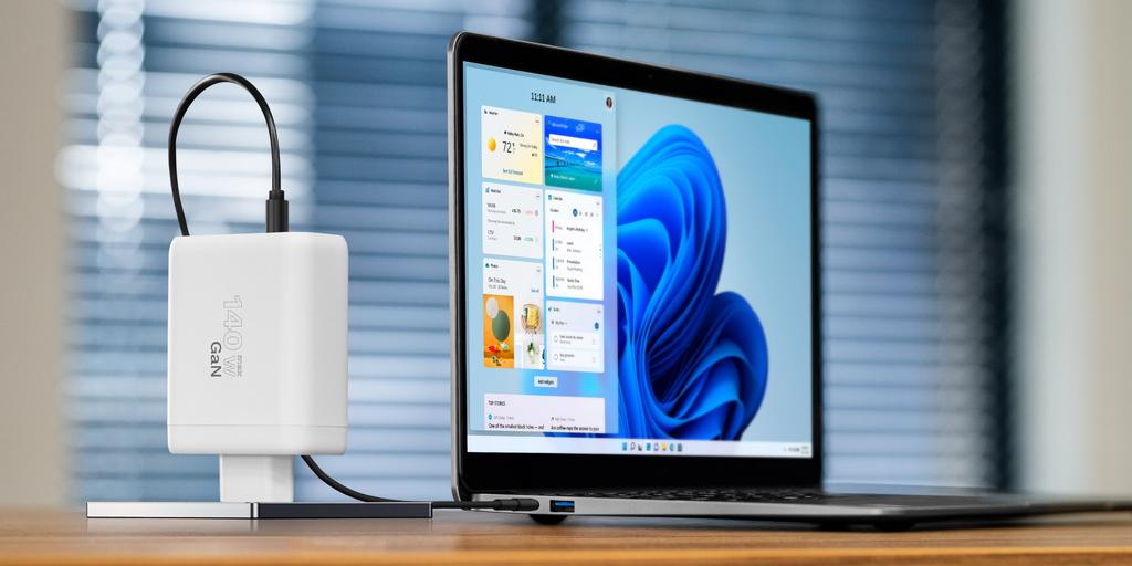 Kruger&Matz 140W GaN wall charger with Quick Charge and Power Delivery