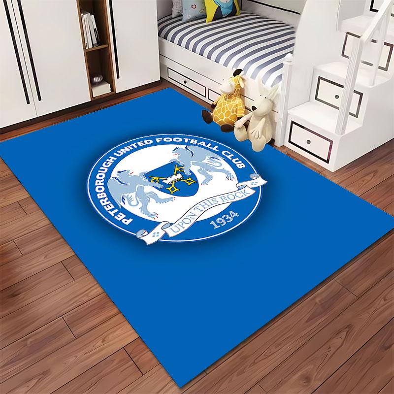 Peterborough United Logo Carpet suitable as a non-slip mat for the living room or bedroom sofa