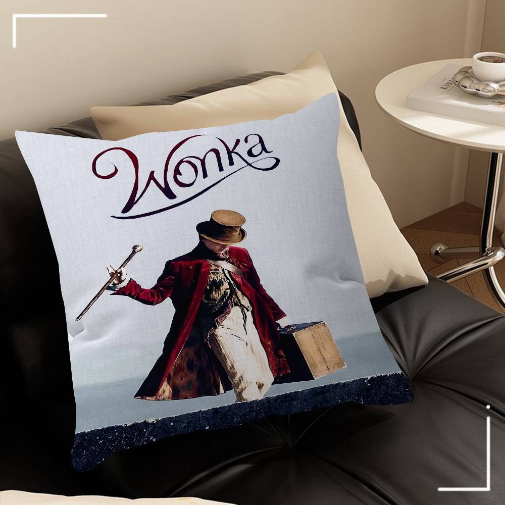 WWonkas New Moive Pillow Cushion Cover Pillowcase Living Room Sofa Home Decor Customized